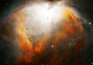 Trapezium cluster (Theta1 Orionis), ionizing and illuminating the Orion Nebula (M42). Collections: Southern Celestial Hemisphere