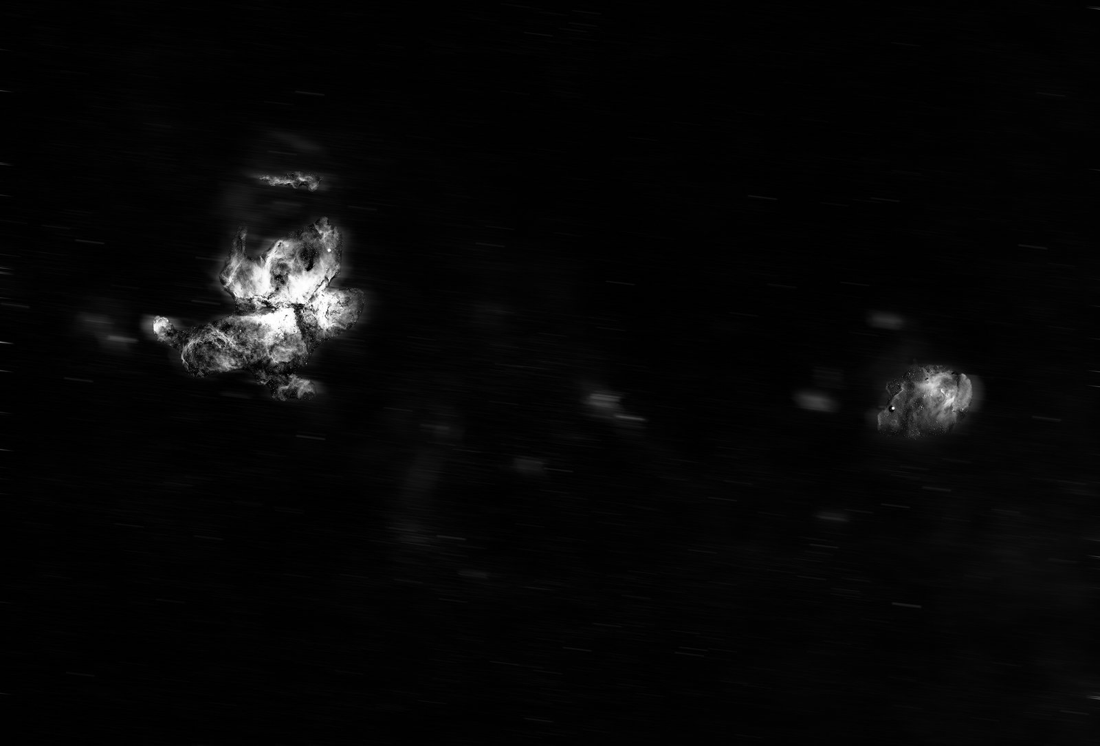 Carina Nebula NGC 3372, "chasing Running Chicken Nebula". Collections: Carina Nebula Artistic