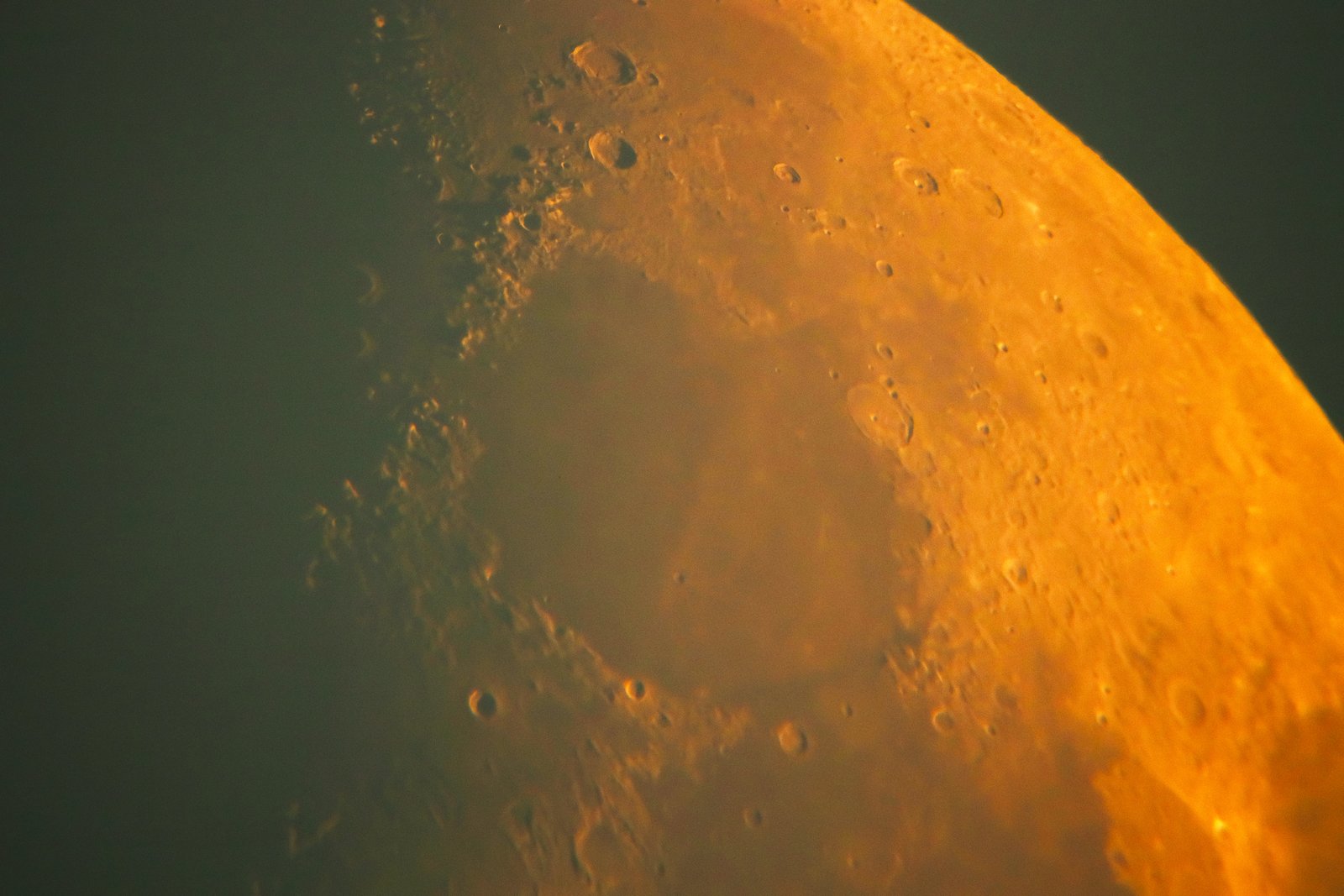 The historic Sea of Tranquility, captured in high resolution with the TS-Optics CF-APO 130mm refractor. The premium FPL55 triplet optics resolve incredible contrast across the lunar basalt plains, pinpointing the iconic Apollo 11 landing site.